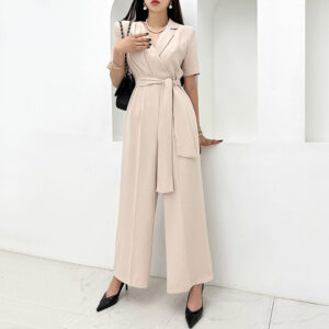 Комбінезон на запах під пояс