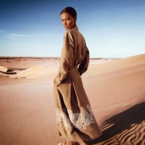 Костюм сорочка та спідниця з візерунком