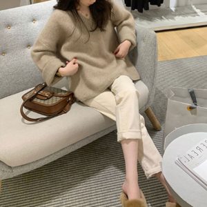 Джемпер з альпаки бежевого кольору